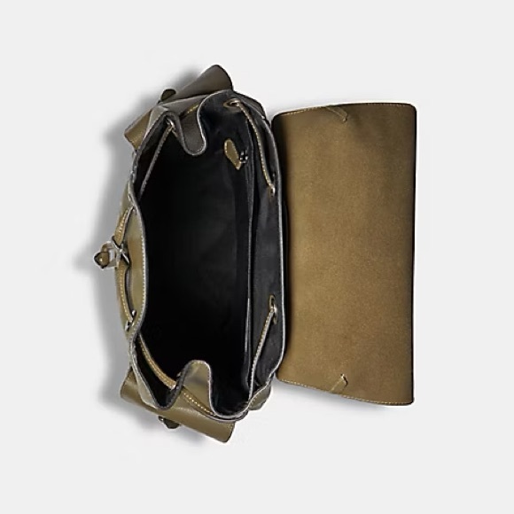 NWT • Coach Hudson Backpack • (Hunter/Olive Green) • New With Tags - Picture 9 of 11